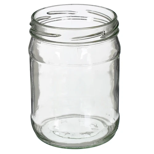 Βάζο twist-off 500 ml με χρωματιστό καπάκι fi82/6 - 6 τεμ. - 3