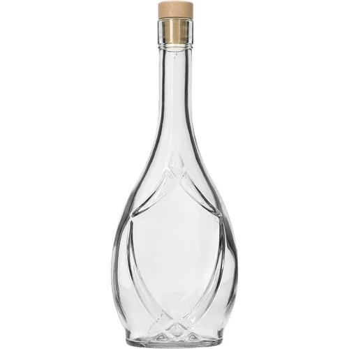 Διακοσμητικό μπουκάλι ICONA 500 ml, με πώμα τύπου «μανιτάρι», 1 τεμ.