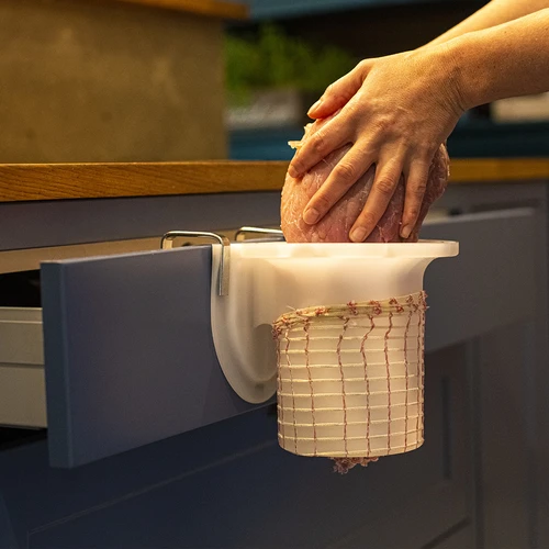 Δίχτυ αλλαντοποιίας διαστάσεων 18 cm x 3 m, με θερμική αντοχή έως 220°C - 5