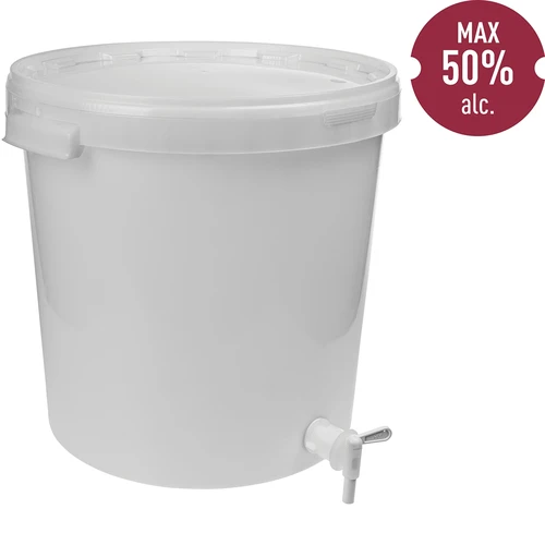 Δοχείο ζύμωσης 30 L με καπάκι και βρυσάκι - 2