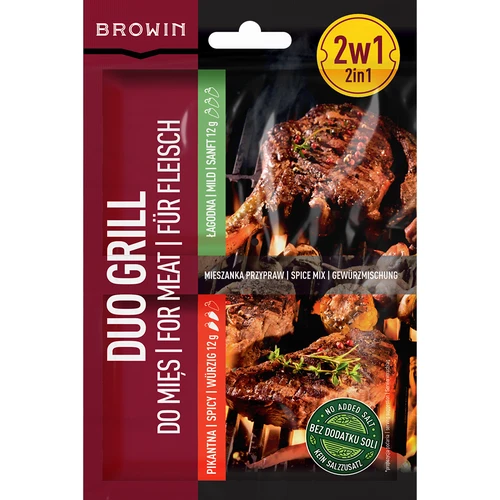 Duo Grill για κρέατα, μείγμα καρυκευμάτων 2 σε 1, 2 x 12 g