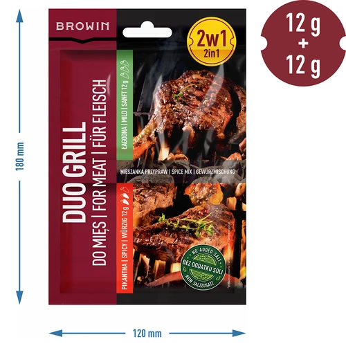 Duo Grill για κρέατα, μείγμα καρυκευμάτων 2 σε 1, 2 x 12 g - 4