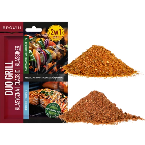 Duo Grill Κλασική για ψάρια και λαχανικά - μείγμα καρυκευμάτων 2 σε 1, 2 x 12 g - 3