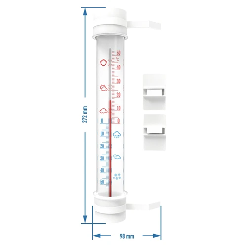 Εξωτερικό θερμόμετρο (-50°C έως +50°C) 27cm mix - 2