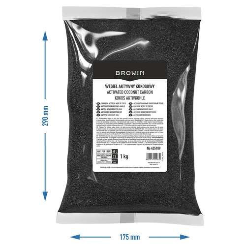 Ενεργός άνθρακας καρύδας 1 kg - 6