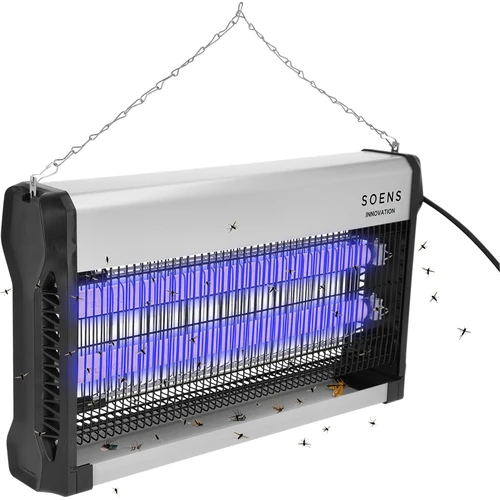 Εντομοπαγίδα UVA 40 W, ασημί - 3