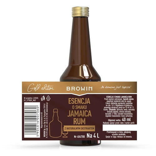 Εσάνς Gold με γεύση Jamaica Rum για 4 L, 40 ml - 5