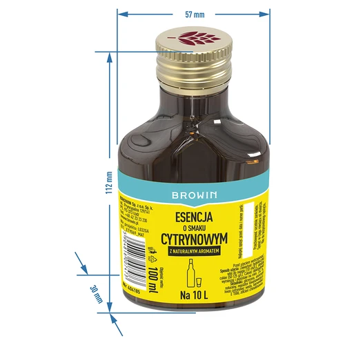 Εσάνς λεμονιού με φυσικό άρωμα για 10 L - 100 ml - 6