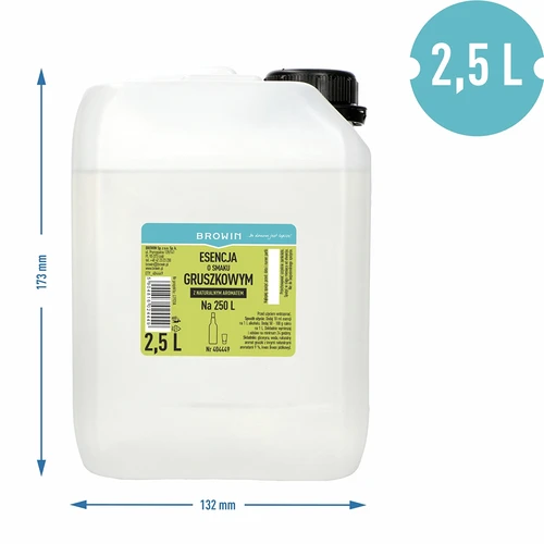 Εσάνς με γεύση αχλαδιού, με φυσικό άρωμα, 2,5L - 3