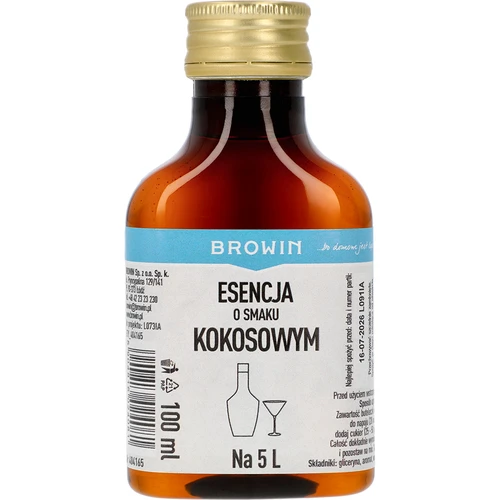Εσάνς με γεύση καρύδας, για 5 L - 100 ml