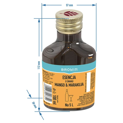 Εσάνς με γεύση μάνγκο & μαρακούγια για 5 L, 100 ml - 6