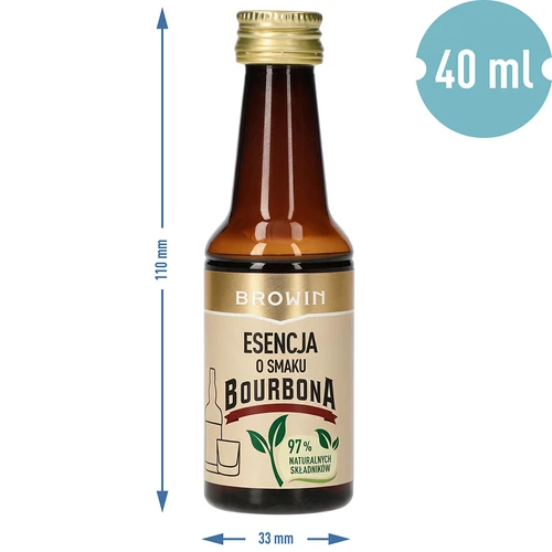 Εσέντσα με γεύση Μπέρμπον για 4 L, 40 ml - 8