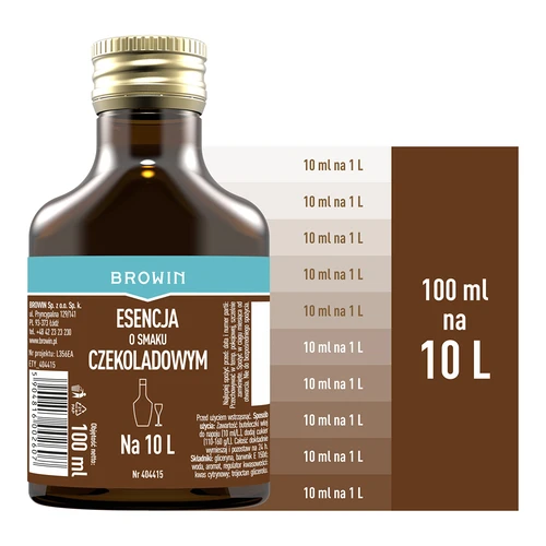 Εσάνς με γεύση σοκολάτας 100 ml για 10 L - 4