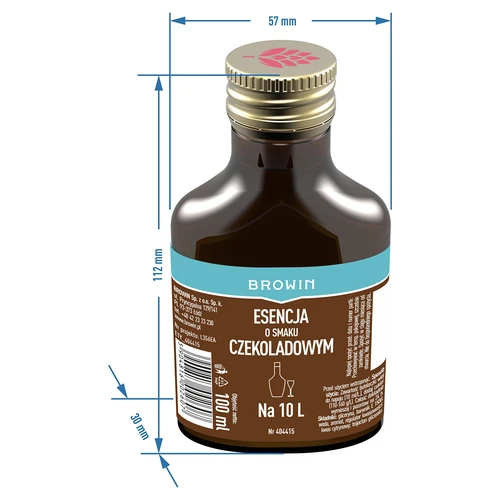 Εσάνς με γεύση σοκολάτας 100 ml για 10 L - 5