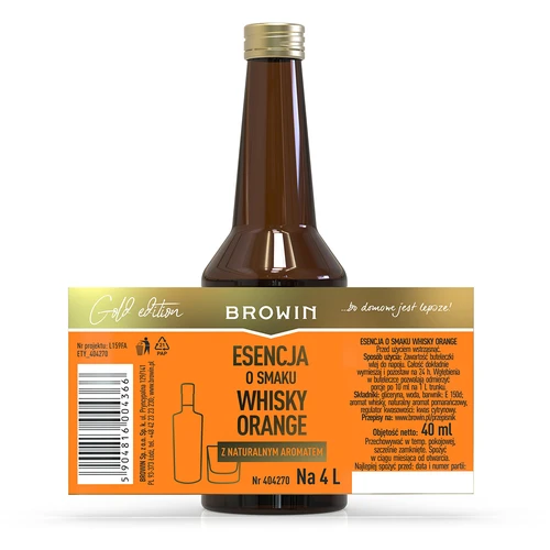 Εσάνς γεύσης Whisky Orange για 4 L - 40 ml - 6
