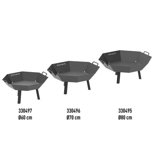 Εστία φωτιάς κήπου Ø 60 cm - στυλ loft - 21