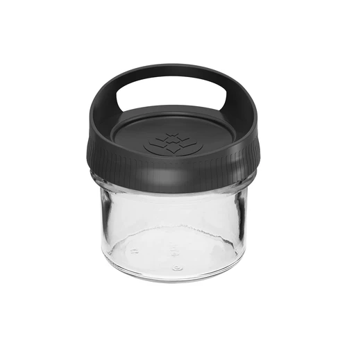 Γυάλινο δοχείο 235 ml, με βιδωτό καπάκι για ανάρτηση