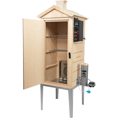 Ηλεκτρικό καπνιστήριο dragON PLYWOOD NATURE 100E από κοντραπλακέ, με θερμαντική μονάδα και ψηφιακό ελεγκτή - 3