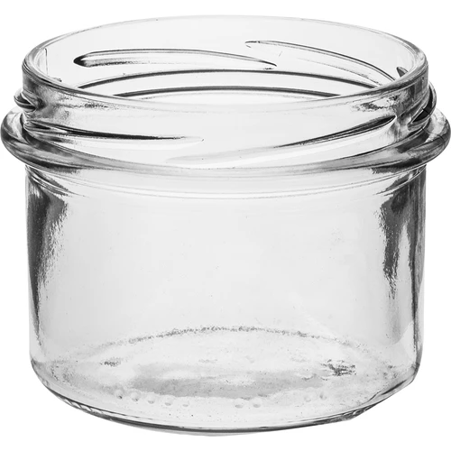 Ίσιο βάζο 235 ml (fi82) με μαύρο βιδωτό καπάκι - 6 τεμ. - 4