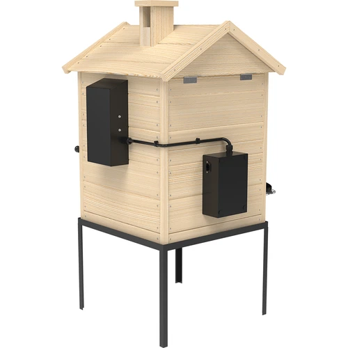 Καπνιστήριο 115 L dragON Wood 60E, ξύλινο, με ηλεκτρική θερμαντική μονάδα και ελεγκτή - 4