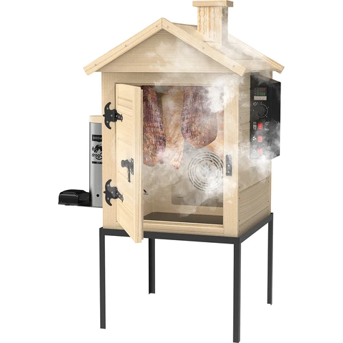 Καπνιστήριο 115 L dragON Wood 60E, ξύλινο, με ηλεκτρική θερμαντική μονάδα και ελεγκτή - 6