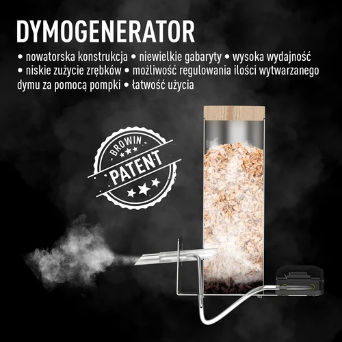 Καπνιστήριο χωρίς πλαίσιο dragON PLYWOOD NATURE με ψηφιακό ελεγκτή, 200L - 10