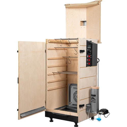Καπνιστήριο χωρίς πλαίσιο dragON PLYWOOD NATURE με ψηφιακό ελεγκτή, 200L - 3