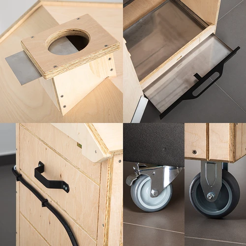 Καπνιστήριο dragON PLYWOOD NATURE – χωρίς πλαίσιο, αρθρωτής κατασκευής, με ψηφιακό ελεγκτή, 320L - 6