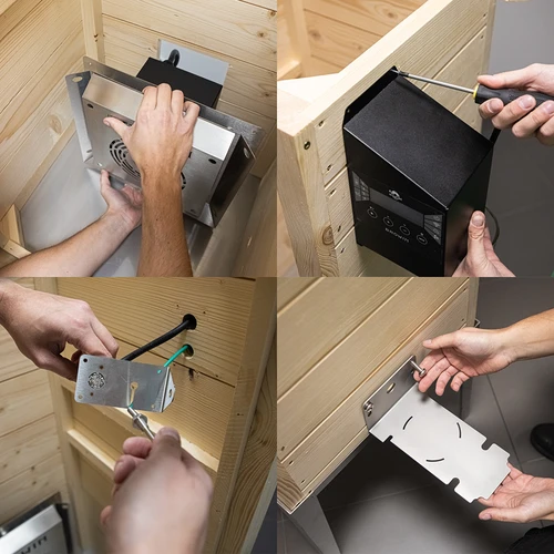 Καπνιστήριο με Wi-Fi, 200 L – dragON WOOD 100IQ με ηλεκτρική μονάδα θέρμανσης και ελεγκτή - 14