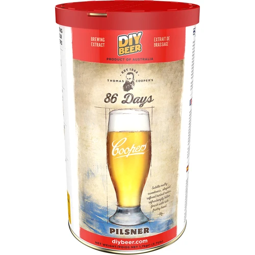 Κιτ ζυθοποίησης Coopers 86 Days Pilsner - 2