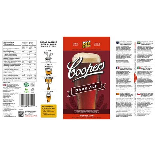 Κιτ ζυθοποίησης Coopers Dark Ale - 5