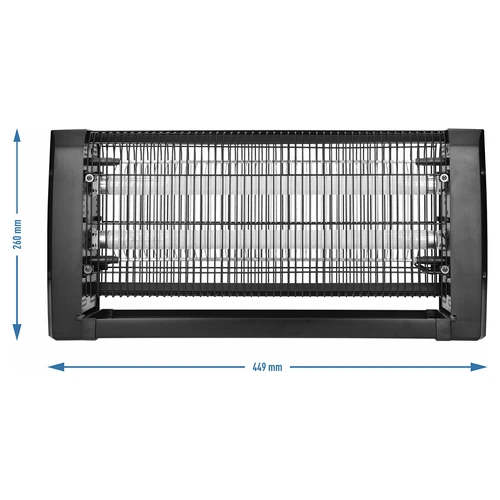 Λάμπα εξόντωσης εντόμων UVA 20 W, μαύρη - 4