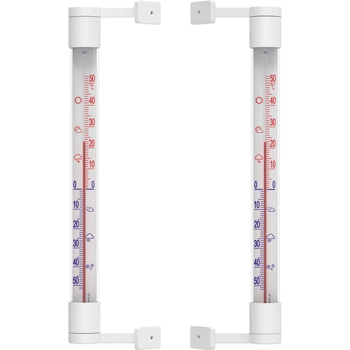 Λευκό εξωτερικό θερμόμετρο (-50°C έως +50°C) 22 cm - 3