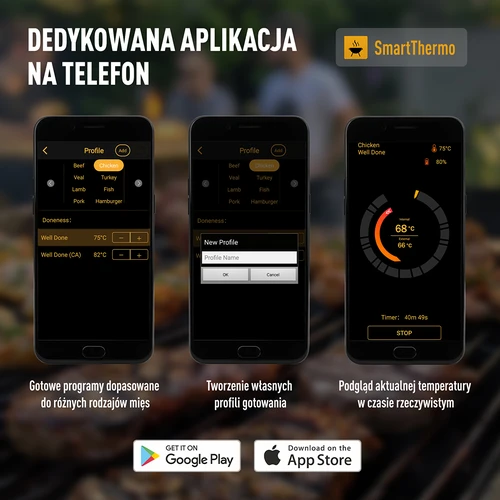 Μαγειρικό θερμόμετρο με ασύρματη ακίδα Bluetooth - 12