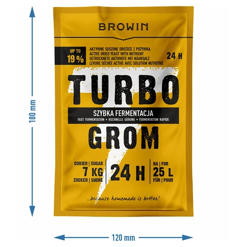 Μαγιά αποσταγματοποιίας Turbo Grom 24h - 4