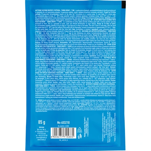 Μαγιά για απόσταξη Turbo Grom 5-7 ημέρες - 2