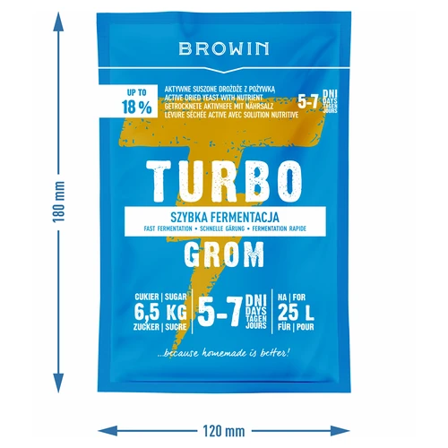Μαγιά για απόσταξη Turbo Grom 5-7 ημέρες - 4