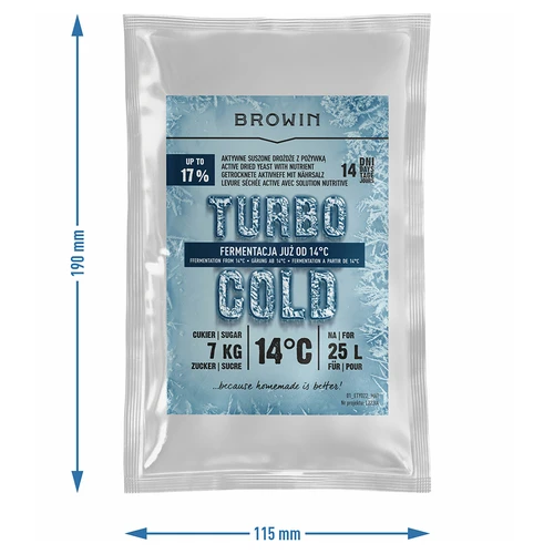 Μαγιά Turbo Cold 120 g - 7