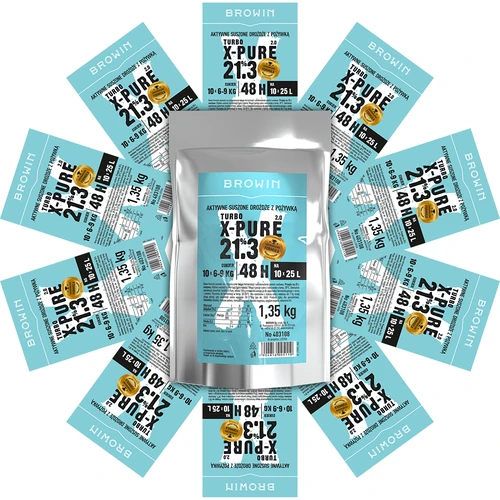 Μαγιά Turbo X-Pure 21,3%, 10 x 25 L, 1,35 kg - 4