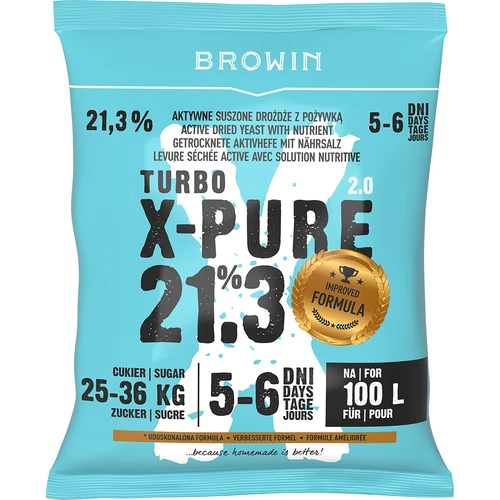 Μαγιά Turbo X-Pure 21,3%, 100L