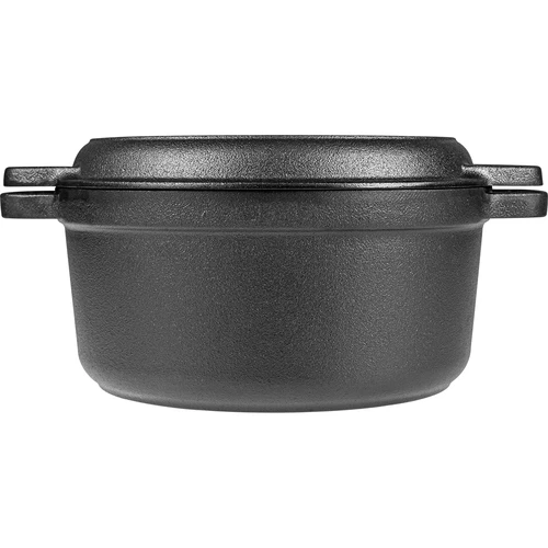 Μαντεμένια κατσαρόλα με τηγάνι, 5 L + 1 L - 5