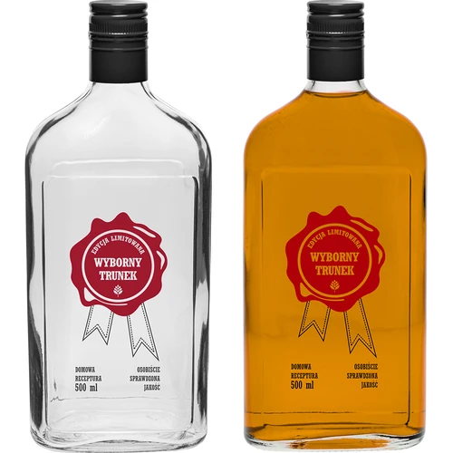 Μπουκάλι 500 ml με βιδωτό καπάκι, εκτύπωση «Wyborny Trunek», 1 τεμ. - 4