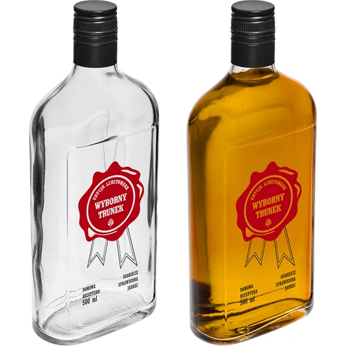 Μπουκάλι 500 ml με βιδωτό καπάκι, εκτύπωση «Wyborny Trunek», 1 τεμ. - 5