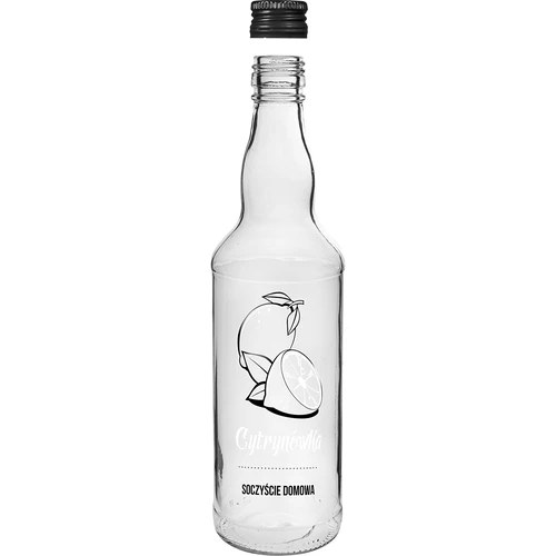 Μπουκάλι 500 ml με βιδωτό πώμα, με εκτύπωση «Cytrynówka», 1 τεμ. - 2