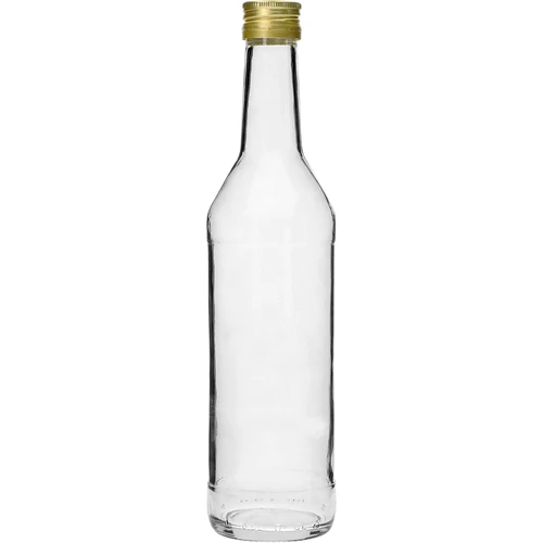 Μπουκάλι 500 ml για βότκα, ίσιο, με βιδωτά καπάκια - 8 τεμ. - 4