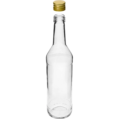 Μπουκάλι 500 ml για βότκα, ίσιο, με βιδωτά καπάκια - 8 τεμ. - 5