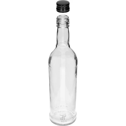 Μπουκάλι 500 ml Λεπτό, με μαύρο βιδωτό καπάκι, για βότκα, 6 τεμ. - 4