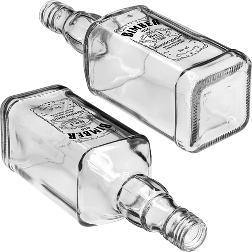 Φιάλη Daniels 500 ml με βιδωτό καπάκι, εκτύπωση «Bimber OLD», 1 τεμ. - 5