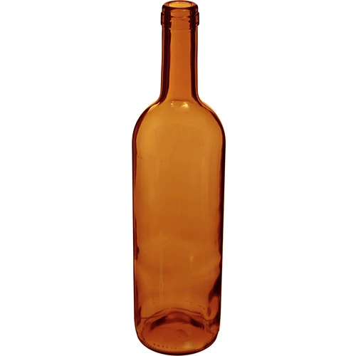 Μπουκάλι για κρασί 750 ml καφέ - πακέτο συρρίκνωσης 8 τεμ. - 3
