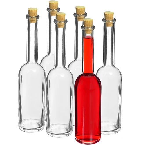 Μπουκάλι για λικέρ 100 ml 6 τεμ.+ 6 πώματα φελλού - 2